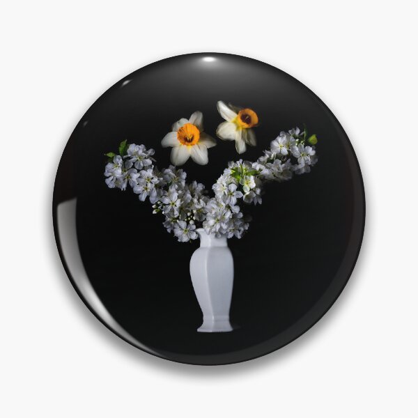 Item preview, Daffodils and apple blossom in vase  143 designed and sold by PHILIP CHALK.