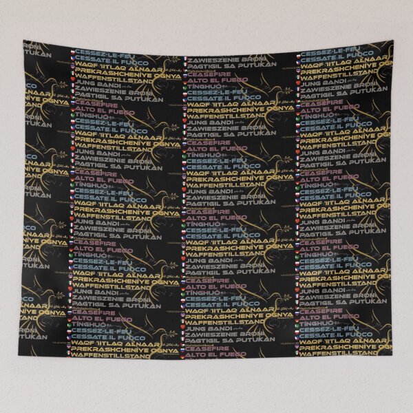 Item preview, CEASEFIRE: Top Ten Spoken Languages (NY Capital District) Village Values Series (MSS) designed and sold by Carbon-Fibre Media.