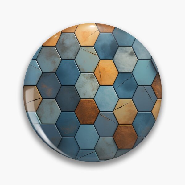 Item preview, 3-D Textured Hexagonal decorative print designed and sold by dcrc.