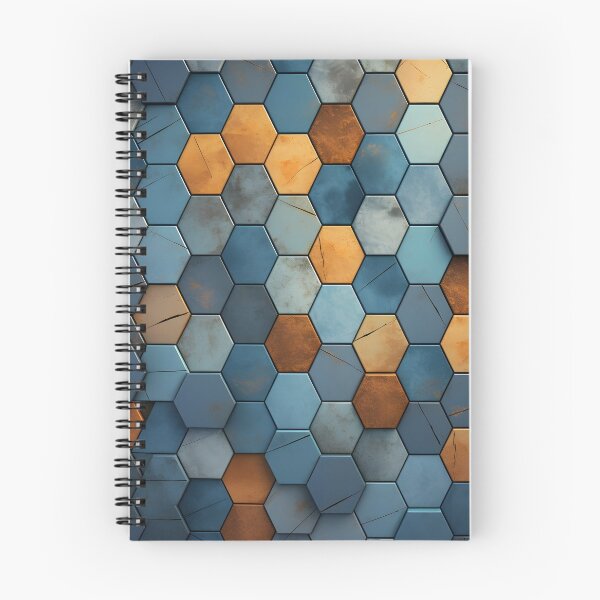 Item preview, Impresión decorativa hexagonal texturizada en 3D designed and sold by dcrc.
