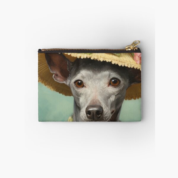 Item preview, Xoloitzcuintle Mexican Hairless Dogs Xolo Dogs Art in Old Retro Vintage designed and sold by WallyPink.