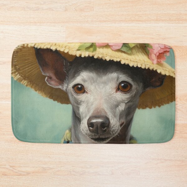 Item preview, Xoloitzcuintle Mexican Hairless Dogs Xolo Dogs Art in Old Retro Vintage designed and sold by WallyPink.