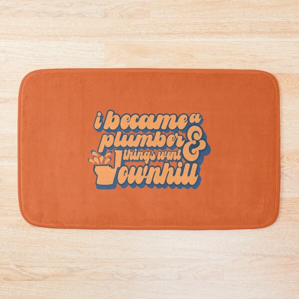 Item preview, Funny Plumber Downhill Toilet Humor designed and sold by TheTradesStore.