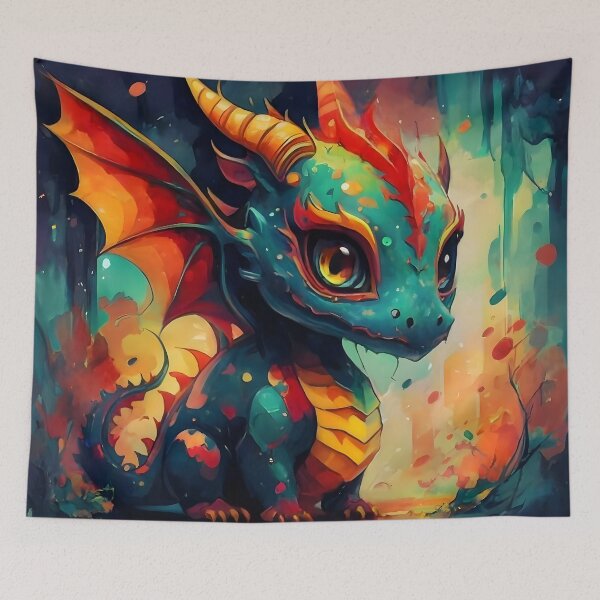 Item preview,  Tiny Trails: Curious Chibi Dragon  designed and sold by DragonRealms.