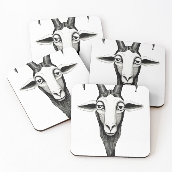 Item preview,  Meet “Zephyr” – the cool goat head designed and sold by Toms Tee.