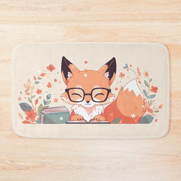 Item preview, Happy Book Lover Fox designed and sold by SweetClicks123.