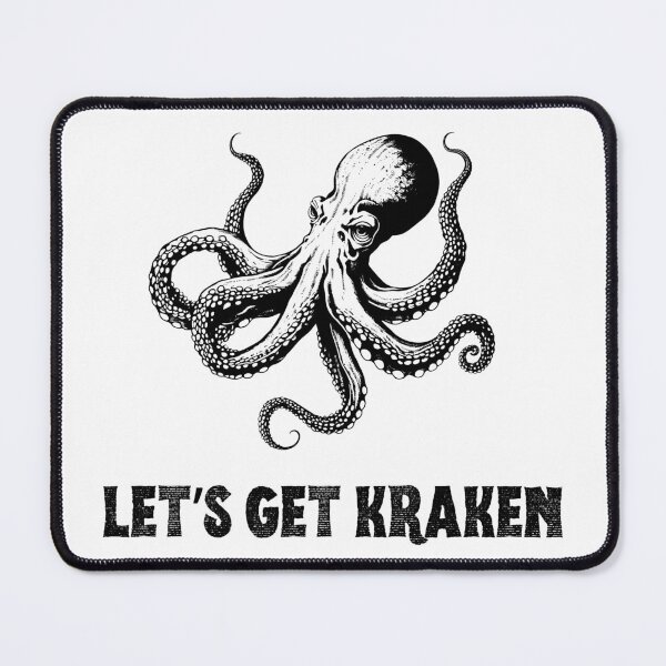Item preview, Let's Get Kraken designed and sold by Purple Fabric.