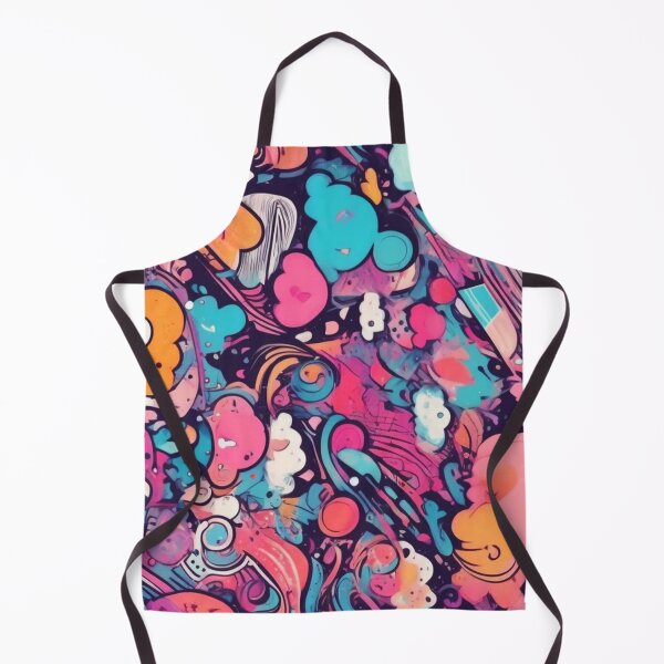 Item preview, Psychedelic Kawaii, Abstract Expressionism, Digital Art designed and sold by Burn-Ego.