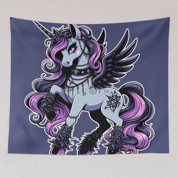 Item preview, Kawaii Gothic Unicorn designed and sold by Fregoli 2D.