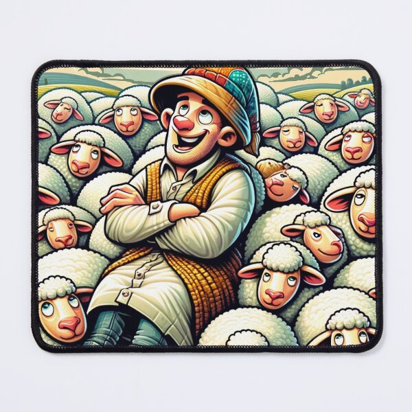 Item preview, Je Suis Avec Les Moutons | Drôle De Berger Disant designed and sold by irek07.