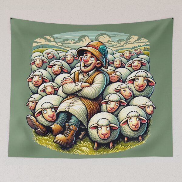 Item preview, Je Suis Avec Les Moutons | Drôle De Berger Disant designed and sold by irek07.