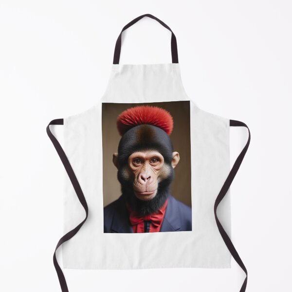 Item preview, monkey with suit and elegant hat designed and sold by Zooartia.