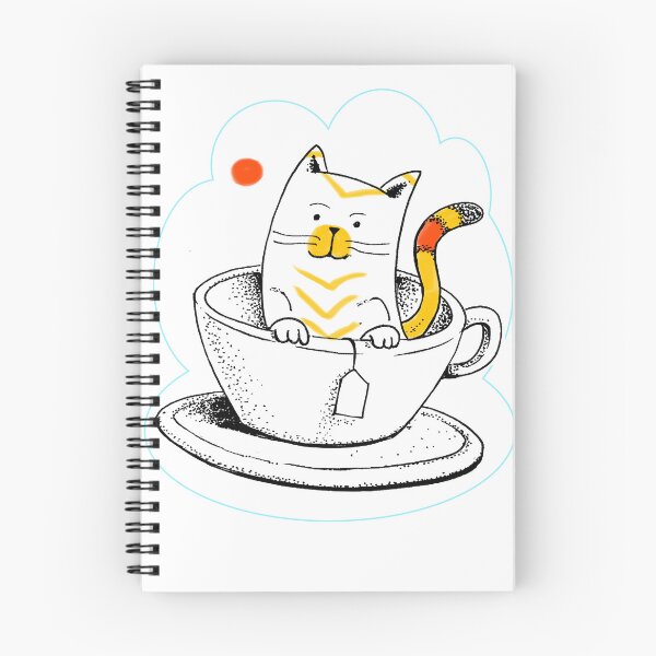 Item preview,  Cute tea kitty  designed and sold by Paintbase.