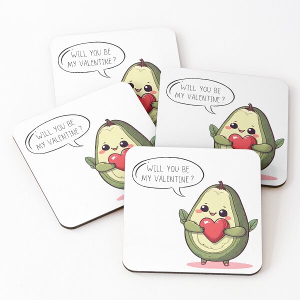Item preview, Lovely Avocado, Will you be my Valentine ?  designed and sold by EtherealDesires.