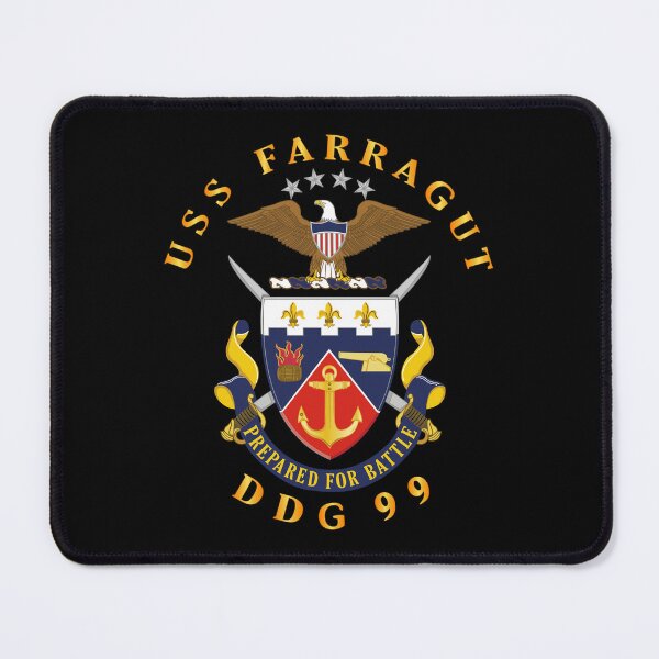 Item preview, Navy - USS Farragut  (DDG - 99) wo Background designed and sold by Military Insignia Products.