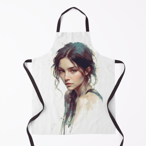 Item preview, Beautiful Black Haired Girl designed and sold by ArtCraftLab.