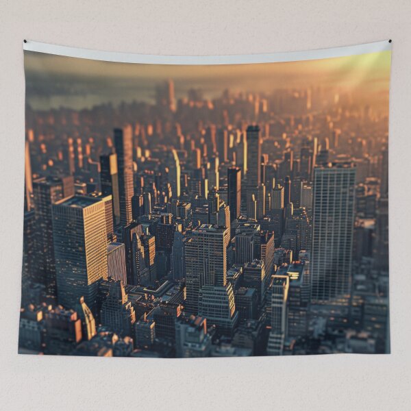 Item preview, Stunning Art Landscape Realism Painting Future Cityscapes C117-06 designed and sold by MPCFICTION.