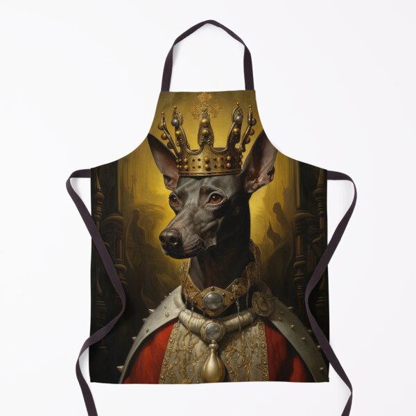 Item preview, Xoloitzcuintle Mexican Hairless Dogs Xolo Dogs Art in Old Retro Vintage designed and sold by WallyPink.
