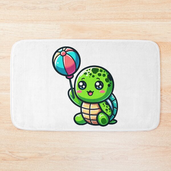 Item preview, Playful Sea Turtle Cartoon designed and sold by ArtfulWeave.