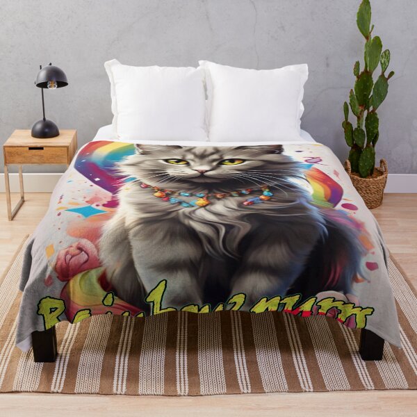 Item preview, Rainbow Galaxy Cat - Funny Cat - Cat Lovers designed and sold by Ramzadeen.