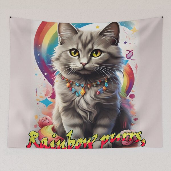 Item preview, Rainbow Galaxy Cat - Funny Cat - Cat Lovers designed and sold by Ramzadeen.