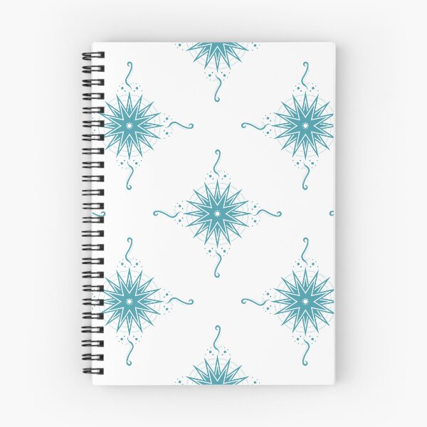 Item preview, Teal Stars and Ribbons on White Co-ordinate designed and sold by KathyLav.