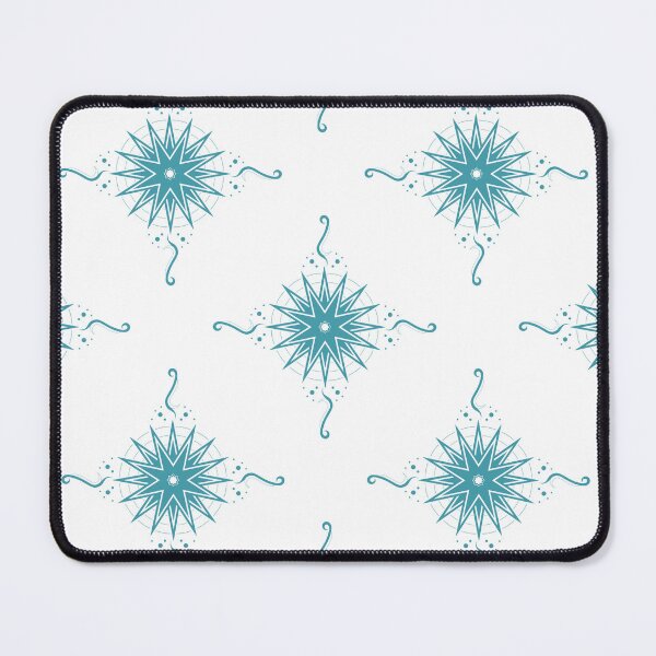 Item preview, Teal Stars and Ribbons on White Co-ordinate designed and sold by KathyLav.