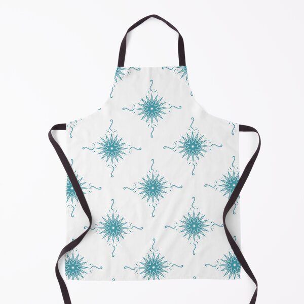 Item preview, Teal Stars and Ribbons on White Co-ordinate designed and sold by KathyLav.