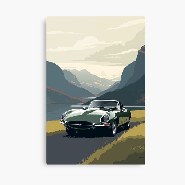Item preview, Classic Jaguar E Type Retro Artwork designed and sold by SimEdd92.