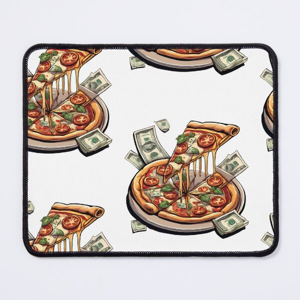 Item preview, Pizza and Money, Pizza and banknotes, cash  designed and sold by EtherealDesires.