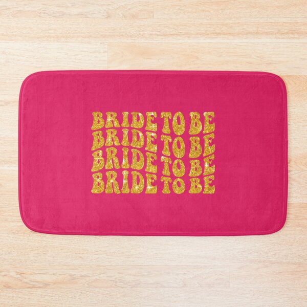 Item preview, Bride to Be Gold Glitter Repeated Text designed and sold by sweetbelle.