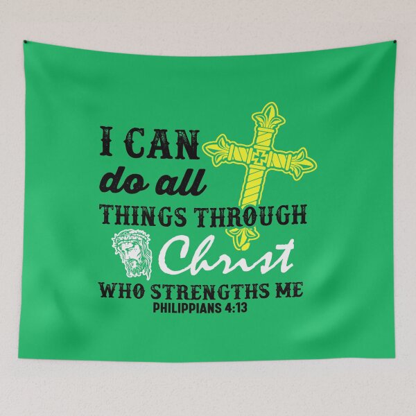 Item preview, Christ who strengthens me....... designed and sold by BeautonFashions.
