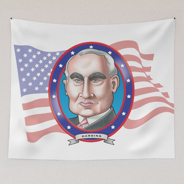 Item preview, Warren G. Harding Caricature designed and sold by FunFaces.