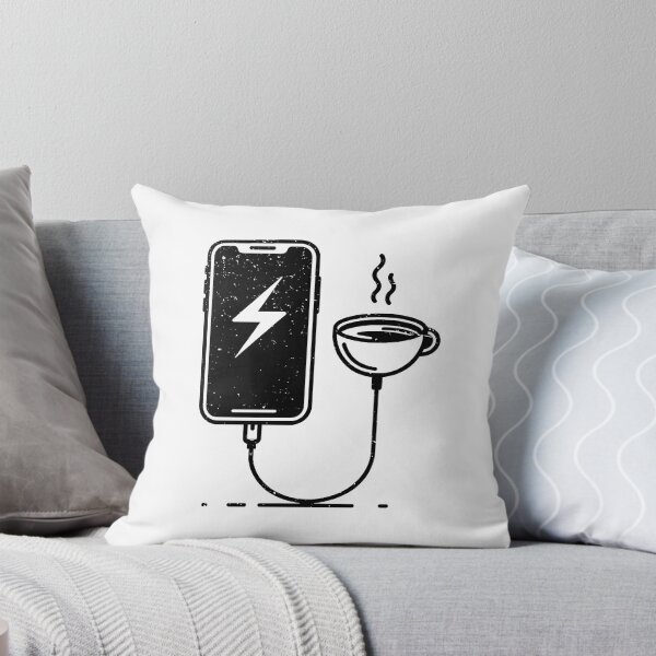 Item preview, Caffeine Charge - Energize Your Day with Coffee Power designed and sold by MnDShirts.