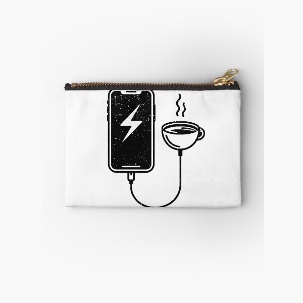 Item preview, Caffeine Charge - Energize Your Day with Coffee Power designed and sold by MnDShirts.