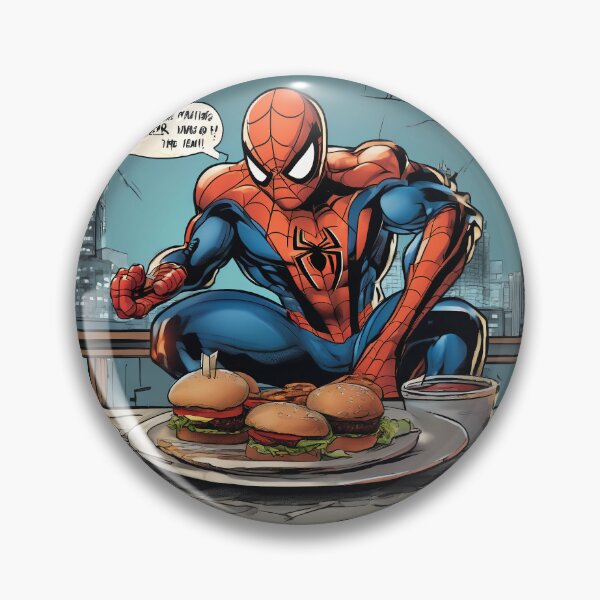 Item preview, Spider Bite of Flavor │ Superhero Hilarious Comic Snack Time designed and sold by SpideyUniversz.