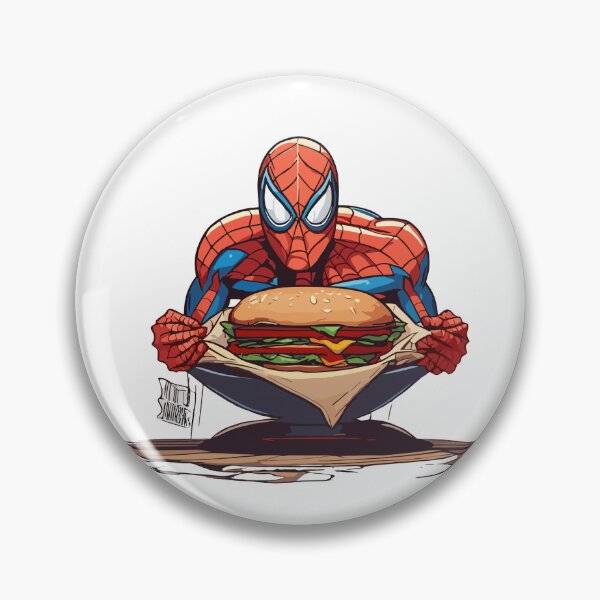 Item preview, Spider Bite of Flavor │ Superhero Hilarious Comic Snack Time designed and sold by SpideyUniversz.