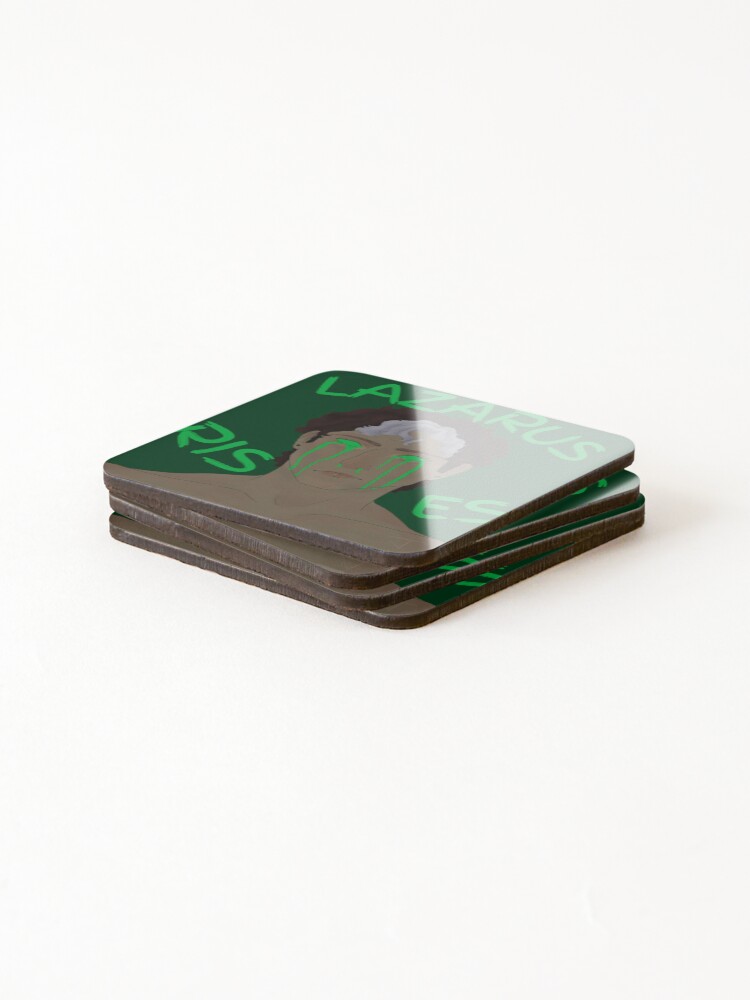 Thumbnail 4 of 5, Coasters (Set of 4), Lazarus Rises designed and sold by sparse-courage.