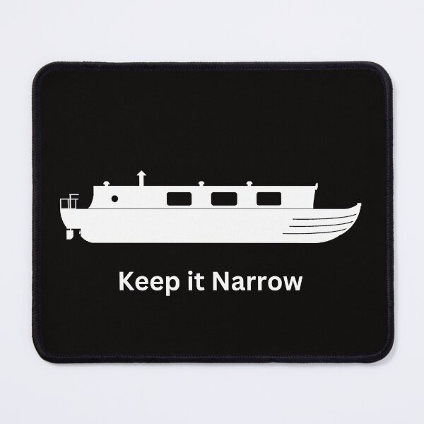 Item preview, Keep it Narrow (wht) designed and sold by canal-arts.