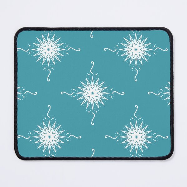 Item preview, White Stars and Ribbons on Teal Co-ordinate designed and sold by KathyLav.