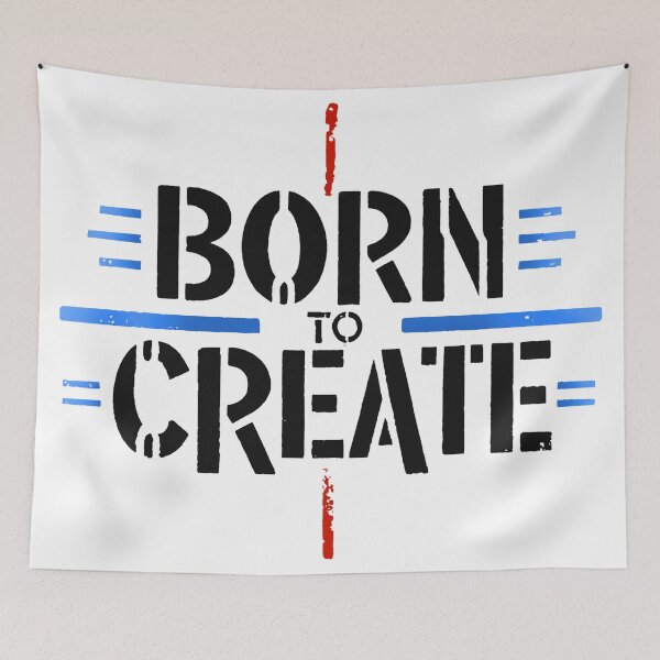 Item preview, Born To Create: Brush of Brilliance designed and sold by 2wear.