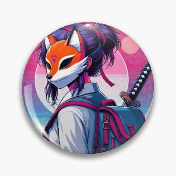 Item preview, Ninja Foxy Masked Girl designed and sold by DakaPixelArt.