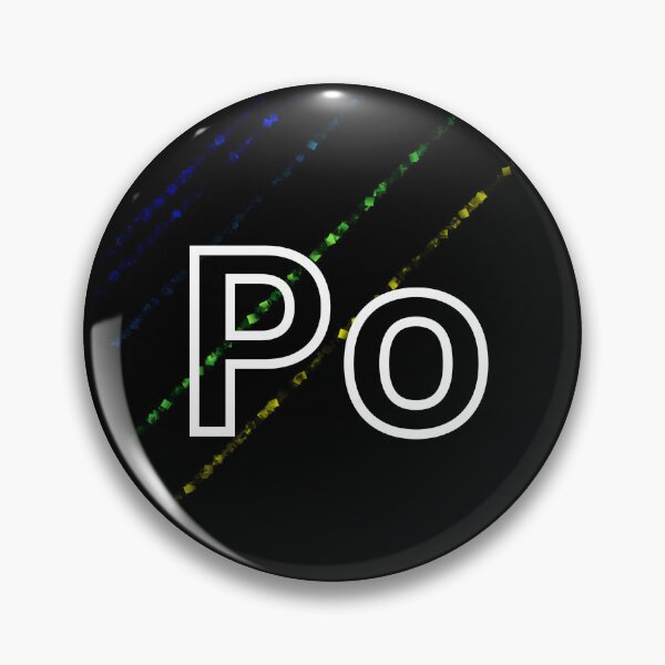 Item preview, Polonium Icon with Spectral Lines designed and sold by danielmntl.