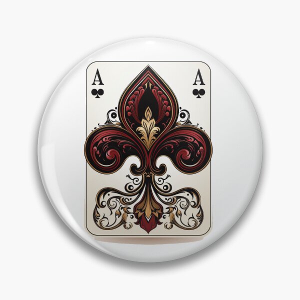 Item preview, Crimson Ace: Unleash the Heart of Passion in this Daring Card Design designed and sold by Ignorant-Artist.