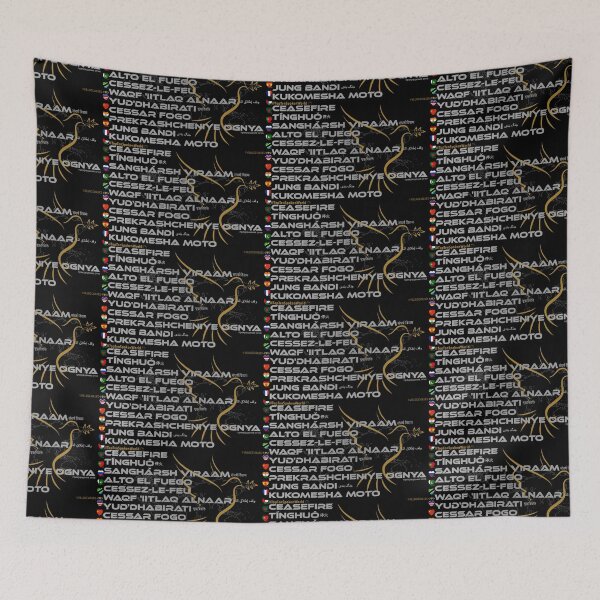 Item preview, CEASEFIRE: Top Ten Spoken Languages (World) Village Values Series designed and sold by Carbon-Fibre Media.