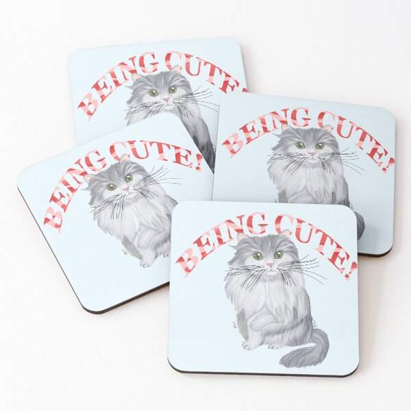 Item preview, RAGAMUFFIN CAT BEING CUTE designed and sold by BeritValk.