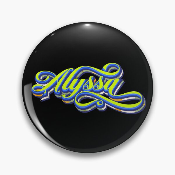 Item preview, Alyssa | The Name Alyssa | Floral Typography designed and sold by Leo-Stride.
