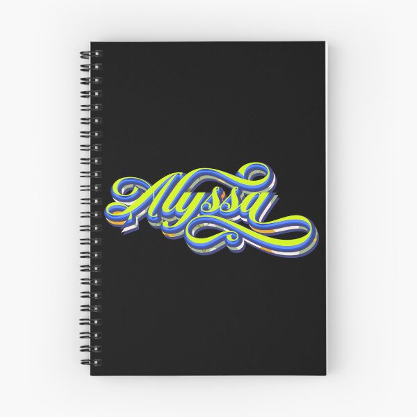Item preview, Alyssa | The Name Alyssa | Floral Typography designed and sold by Leo-Stride.
