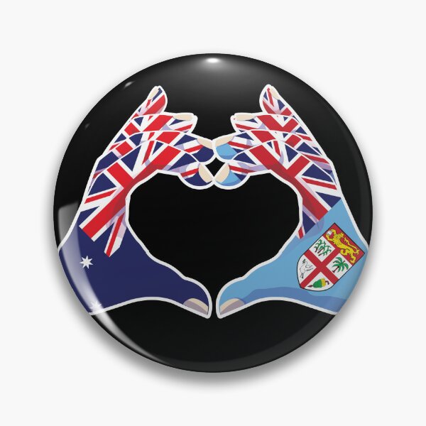 Item preview, Fiji Fijian Australian Australia Love Heart Peace designed and sold by FlagX.