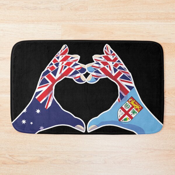 Item preview, Fiji Fijian Australian Australia Love Heart Peace designed and sold by FlagX.